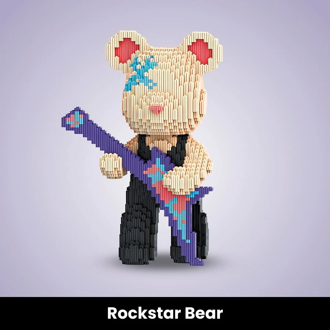 Figgzy™ Mini Buildable Brick Bears (3000+ pcs)