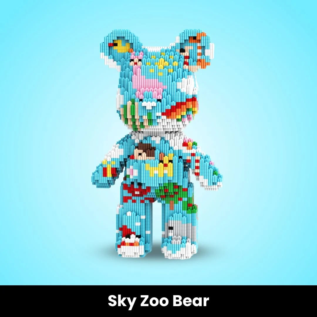 Figgzy™ Mini Buildable Brick Bears (3000+ pcs)