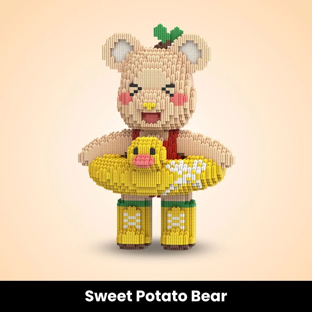 Figgzy™ Mini Buildable Brick Bears (3000+ pcs)